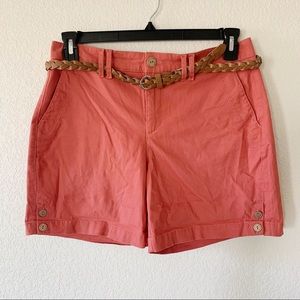 Gloria Vanderbilt Coral Shorts